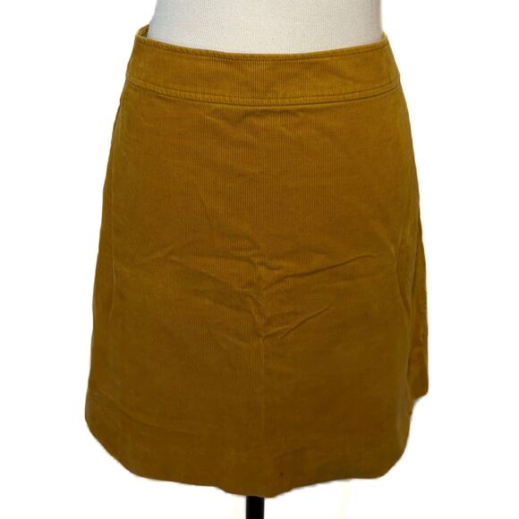 J. Crew Factory Dresses & Skirts - J. Crew Mini Skirt | Goldenrod Corduroy